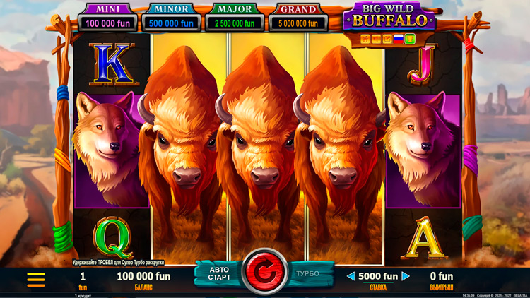 Buffalo Goes Wild slot machine
